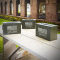 American Heroes Personalized 50 Caliber Ammo Box Can