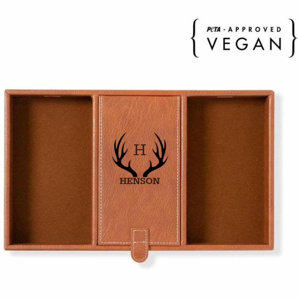 Personalized Men's Valet Charging Station