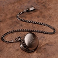 Personalized Gunmetal Pocket Watch - 1.5" Diameter