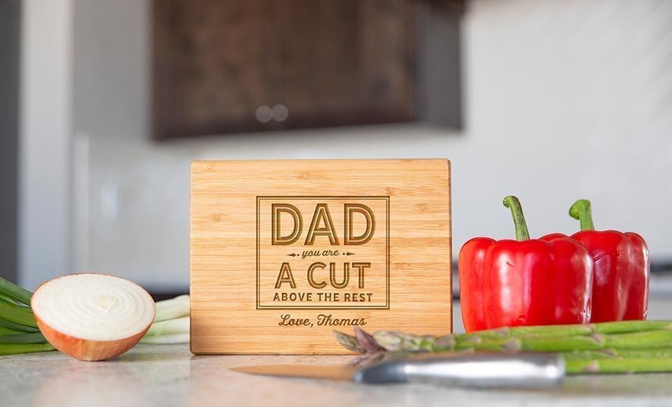Personalized Bamboo Cutting Boards for Dad