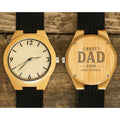 Personalized Wood Watches for Dad