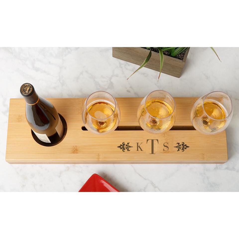 Personalized Wine Serving Tray