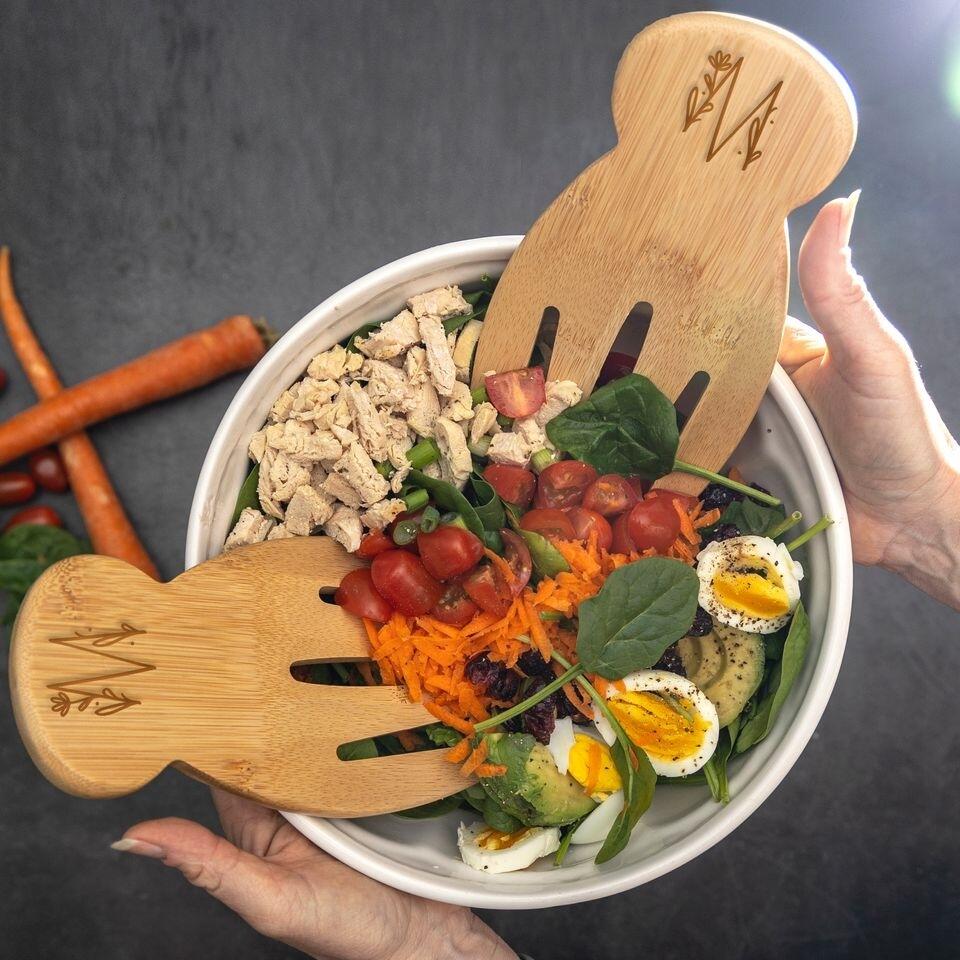Personalized Salad Hands - Set of 2