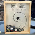 Personalized Beer Bottle Cap Shadow Box