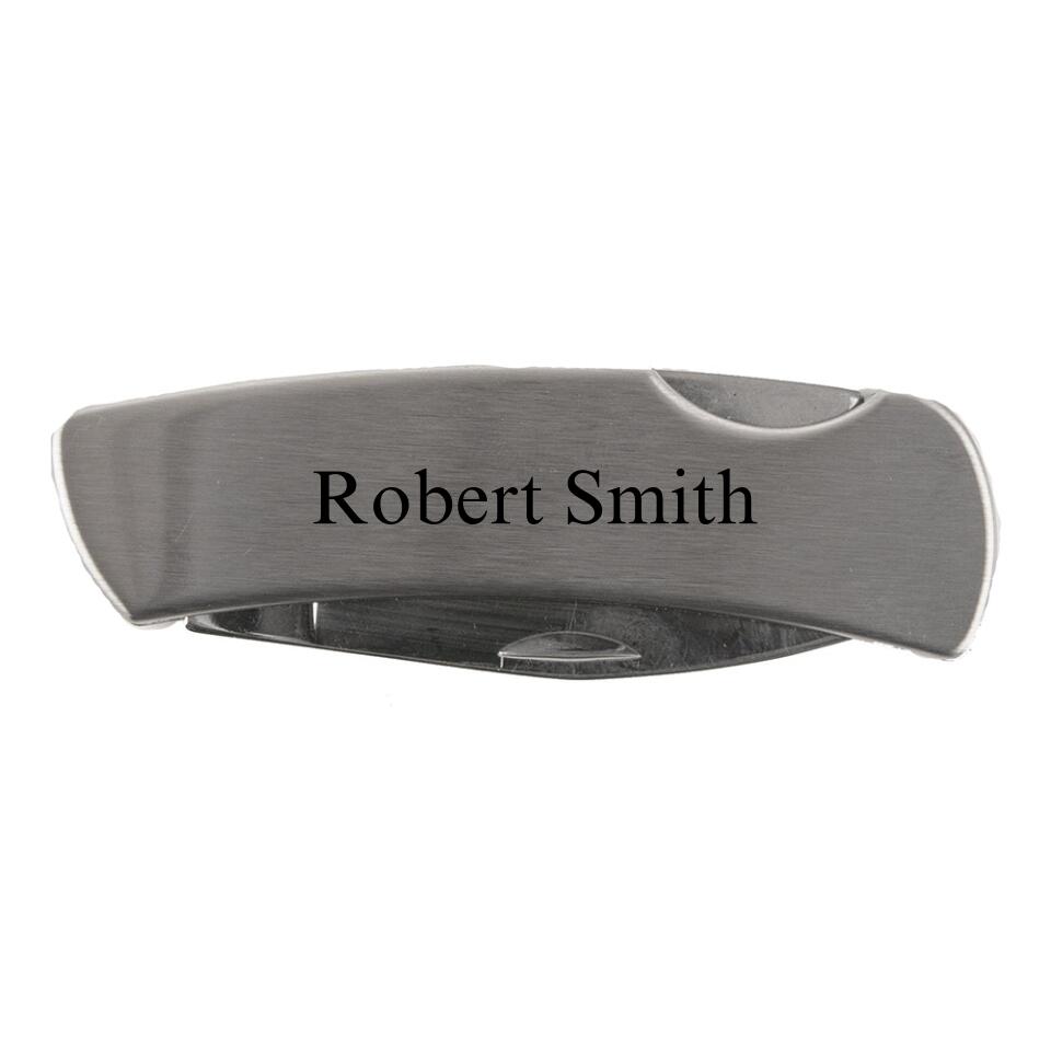 Personalized Stainless Steel Pocket Knife