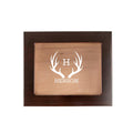 Personalized Humidor - Glass Top - Mahogany