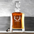Personalized Whiskey Decanter - 8 Monogram Designs