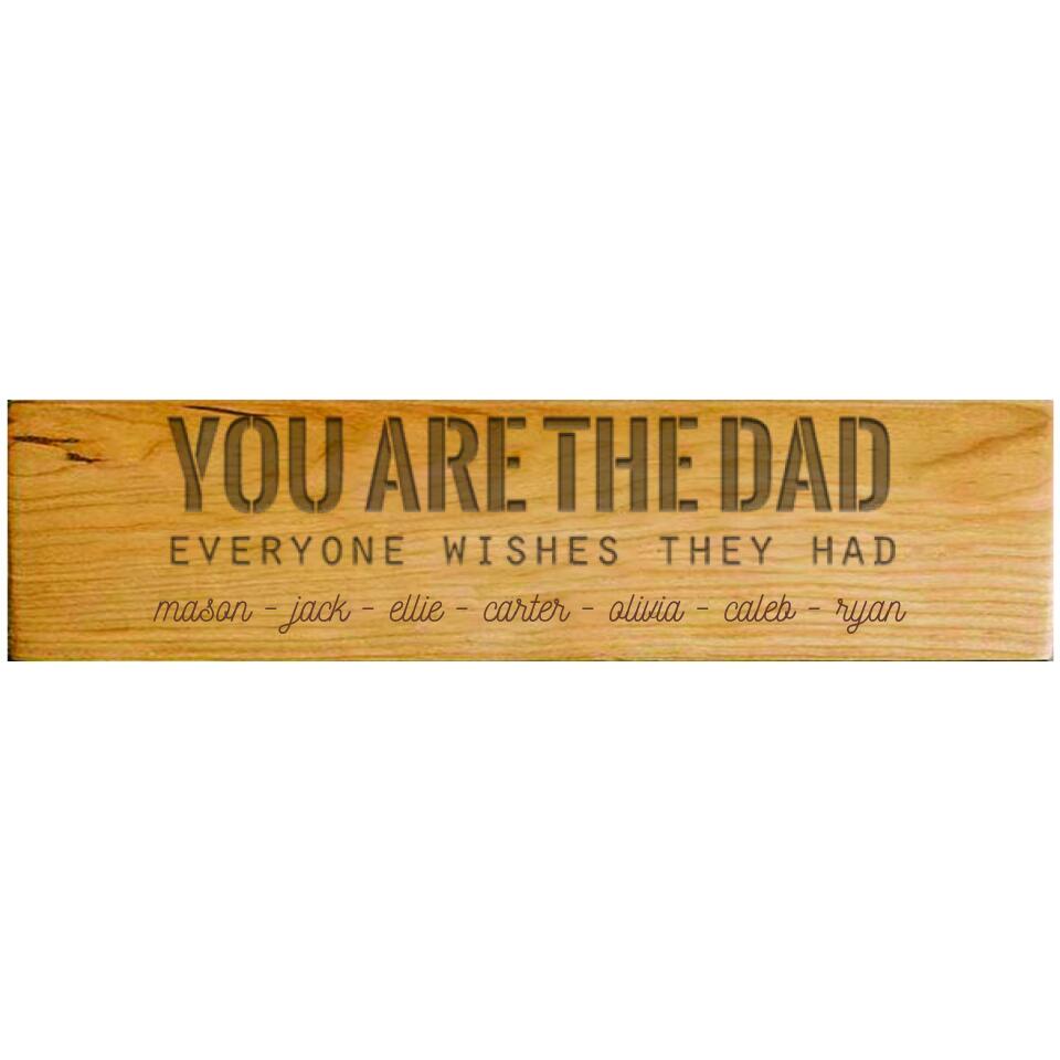 Personalized Wood Signs for Dad and Grandpa