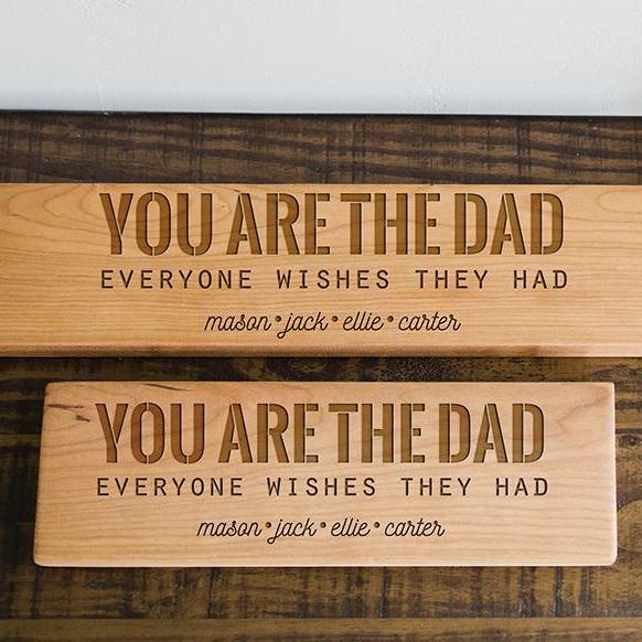 Personalized Wood Signs for Dad and Grandpa