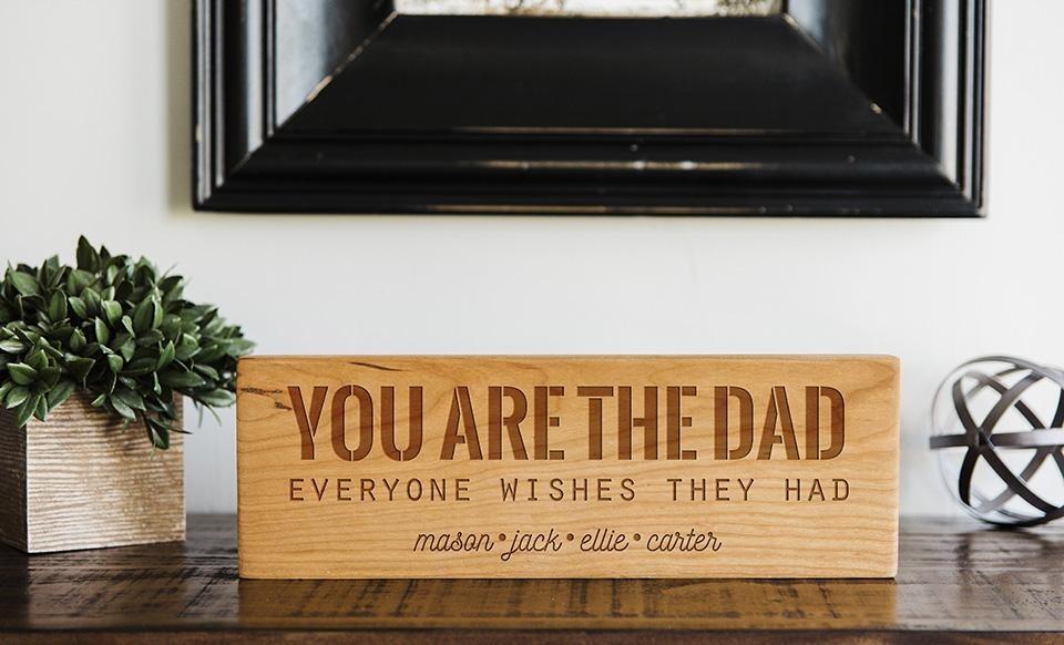 Personalized Wood Signs for Dad and Grandpa