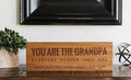 Personalized Wood Signs for Dad and Grandpa
