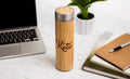 Personalized Insulated Bamboo Water Bottles