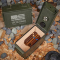 American Heroes Personalized 50 Cal Cigar Humidor Military Gift