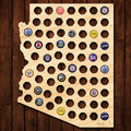 Arizona Beer Cap Map - Large