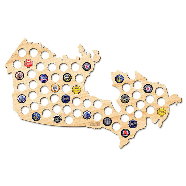 Canada Beer Cap Map
