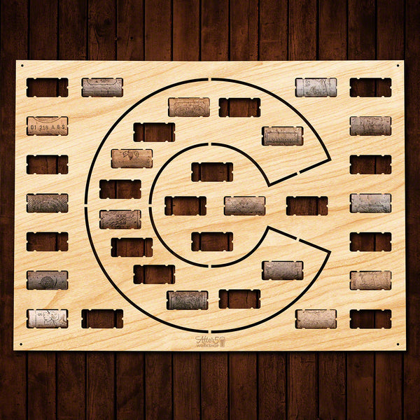 Colorado Wine Cork Map