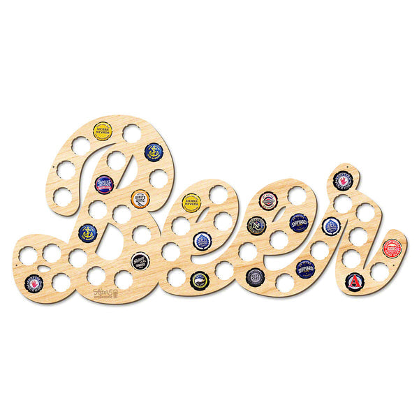 Drink Up Beer Cap Map