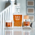 Personalized Kinsale Decanter Set with 2 Lowball Glasses