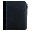 Personalized Borello Cedar Black Leather Writing Pad
