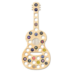 Acoustic Guitar Beer Cap Map