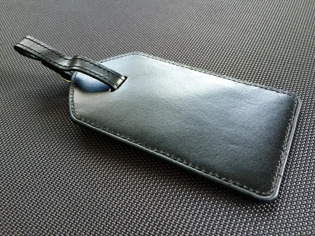 Genuine Leather Luggage Tag Cases