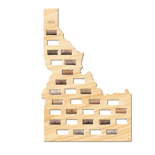 Idaho Wine Cork Map