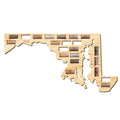Maryland Wine Cork Map