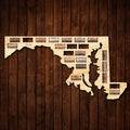 Maryland Wine Cork Map