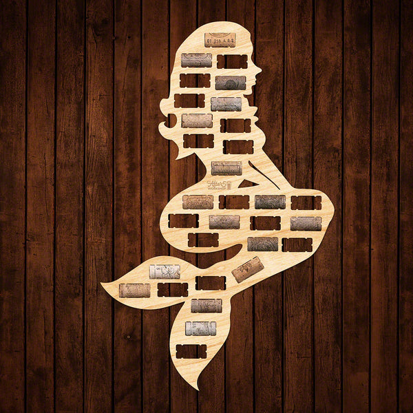 Enchanting Mermaid Wine Cork Holder