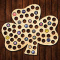 Shamrock Beer Cap Map