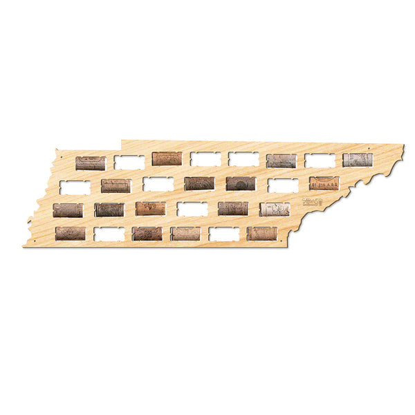 Tennessee Wine Cork Map