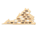 Virginia Wine Cork Map
