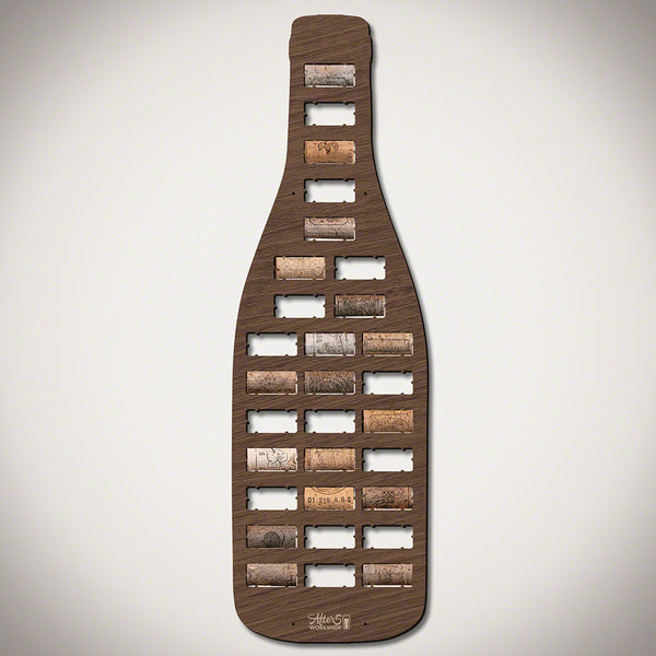 Wine Bottle Wine Cork Map