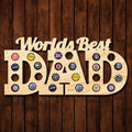 World's Best Dad Beer Cap Map