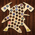 Brave Firefighter Beer Cap Map