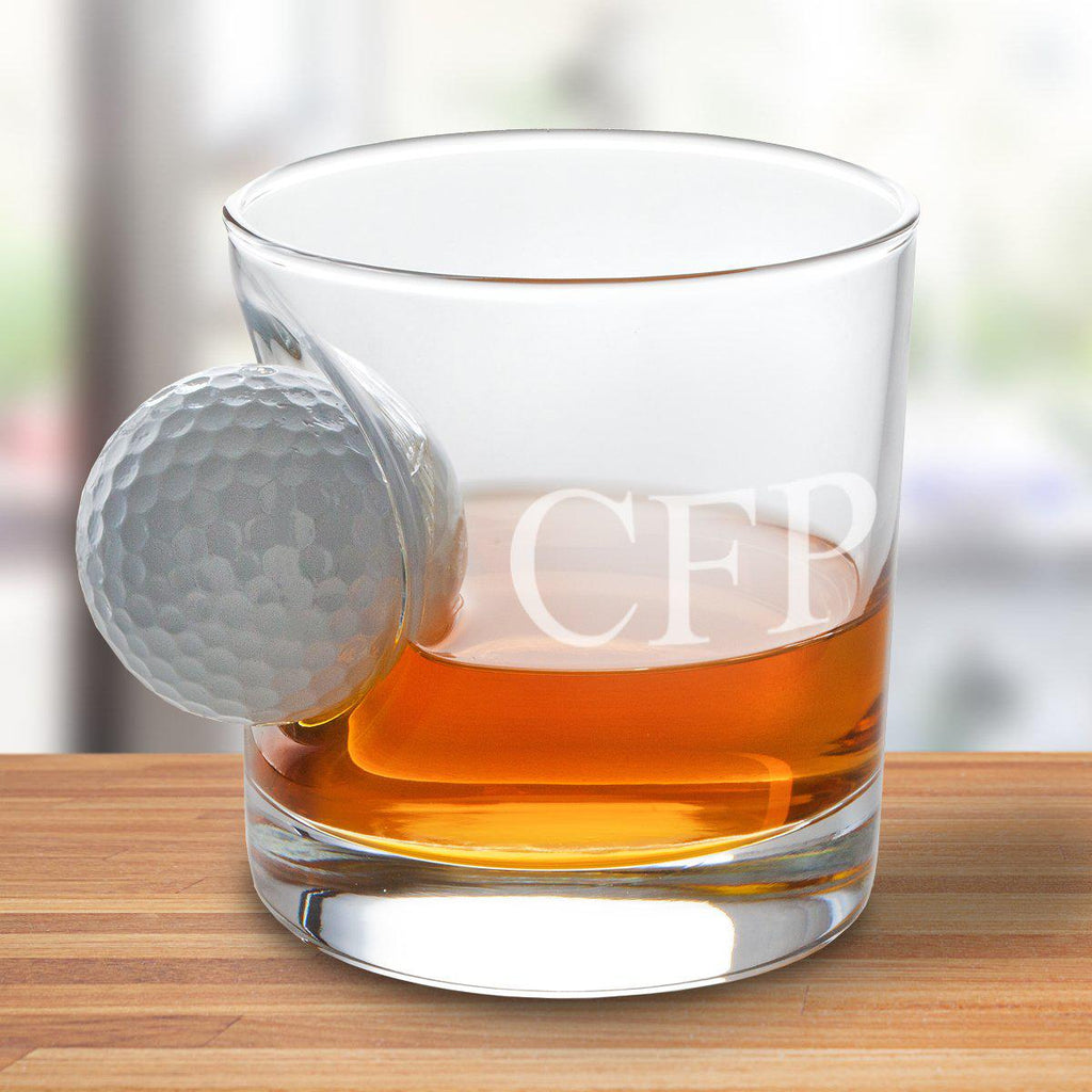 8 oz. Personalized Golf Ball Lowball
