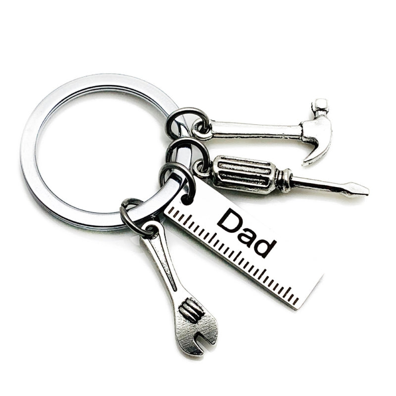 New Dad Letters Keychains