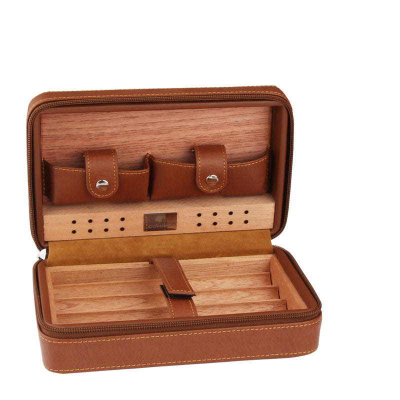 COHIBA Portable Cedar Wood Cigar Humidor