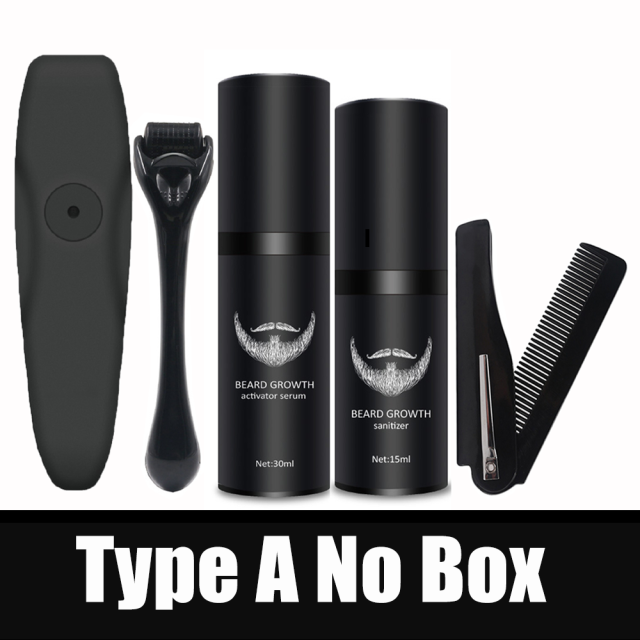 4 Pcs/Set Men Beard Growth Kit