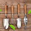 4 Pcs Heavy Duty Stainless Steel Gardening Kit