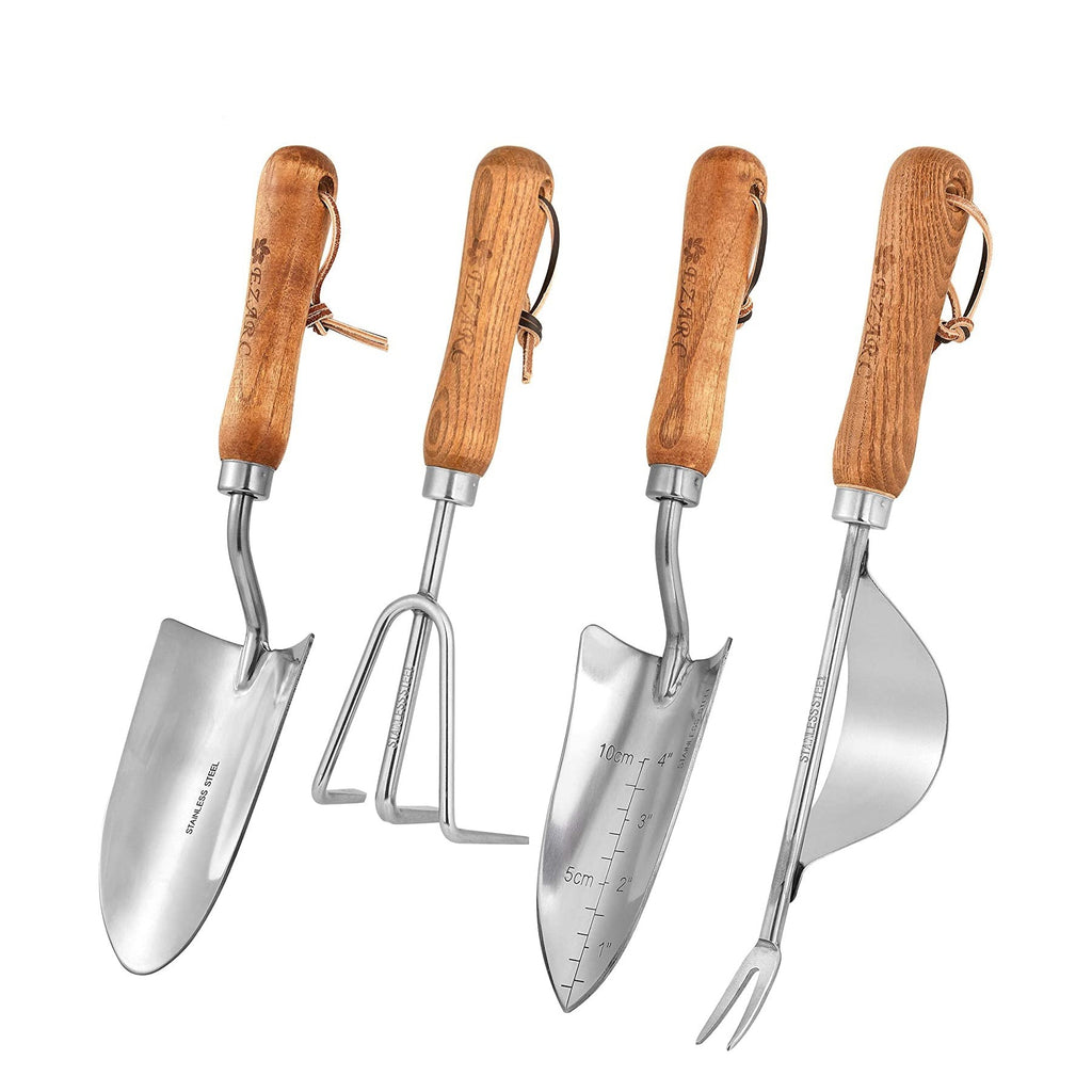 4 Pcs Heavy Duty Stainless Steel Gardening Kit