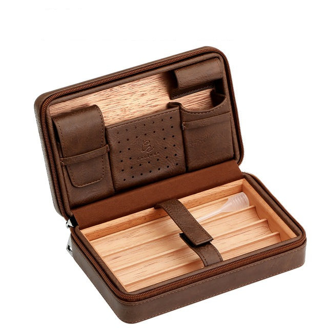 COHIBA Portable Cedar Wood Cigar Humidor