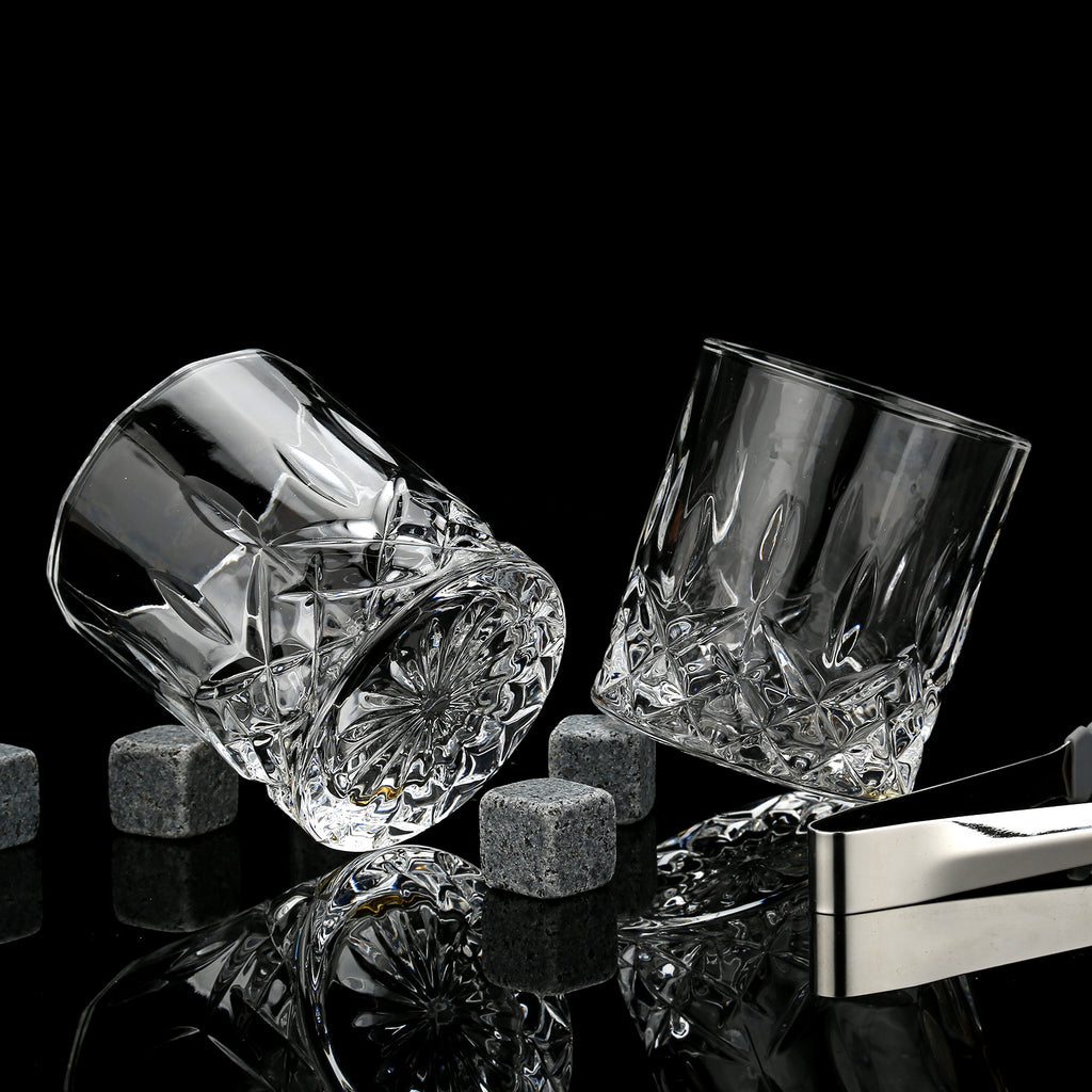 Whiskey Stones & Glasses Set