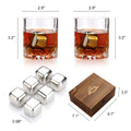 Whiskey Stones & Glasses Set