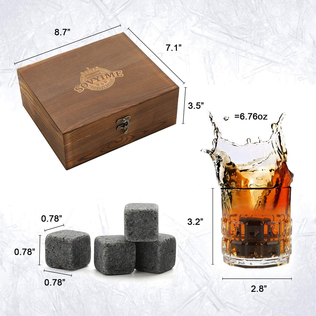 Whiskey Stones & Glasses Set