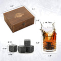 Whiskey Stones & Glasses Set