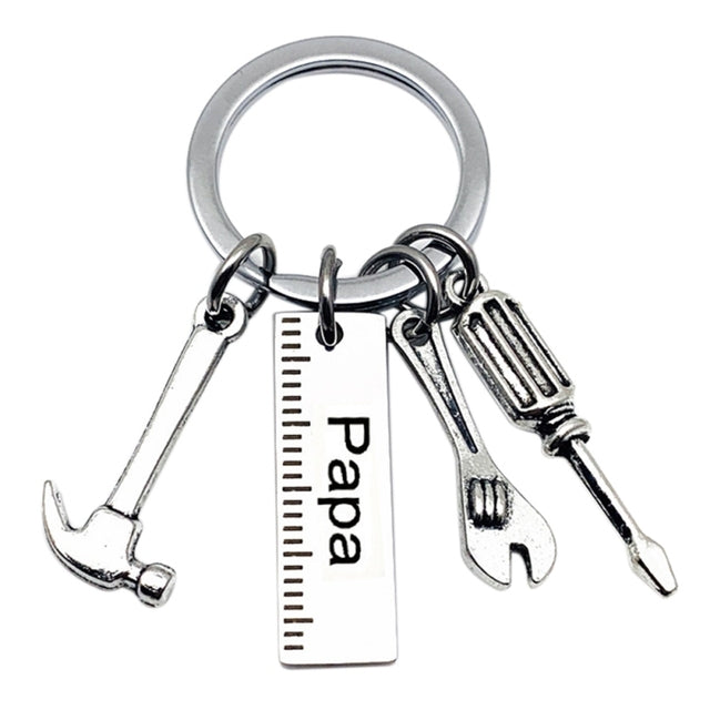 New Dad Letters Keychains