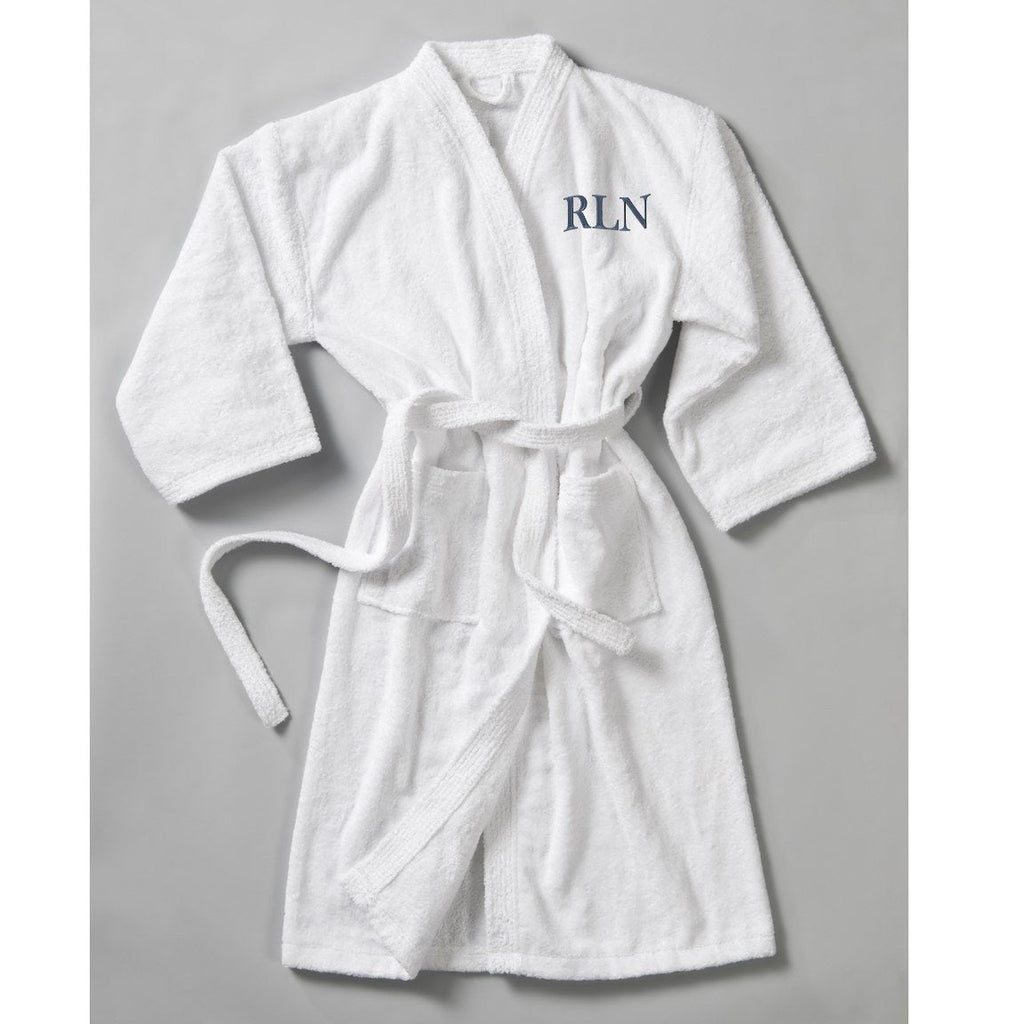 Personalized Men's Embroidered Bathrobe