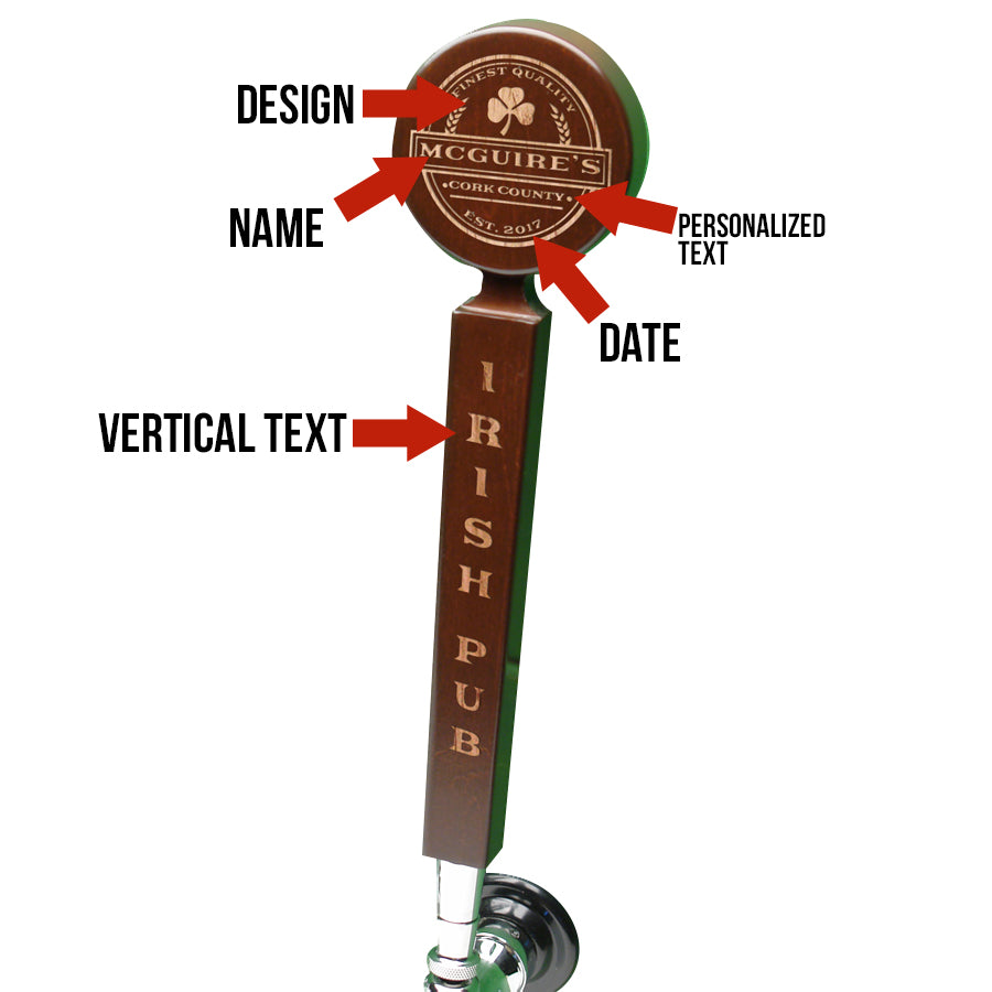 Well-Made Personal Stamp Custom Beer Tap Handle