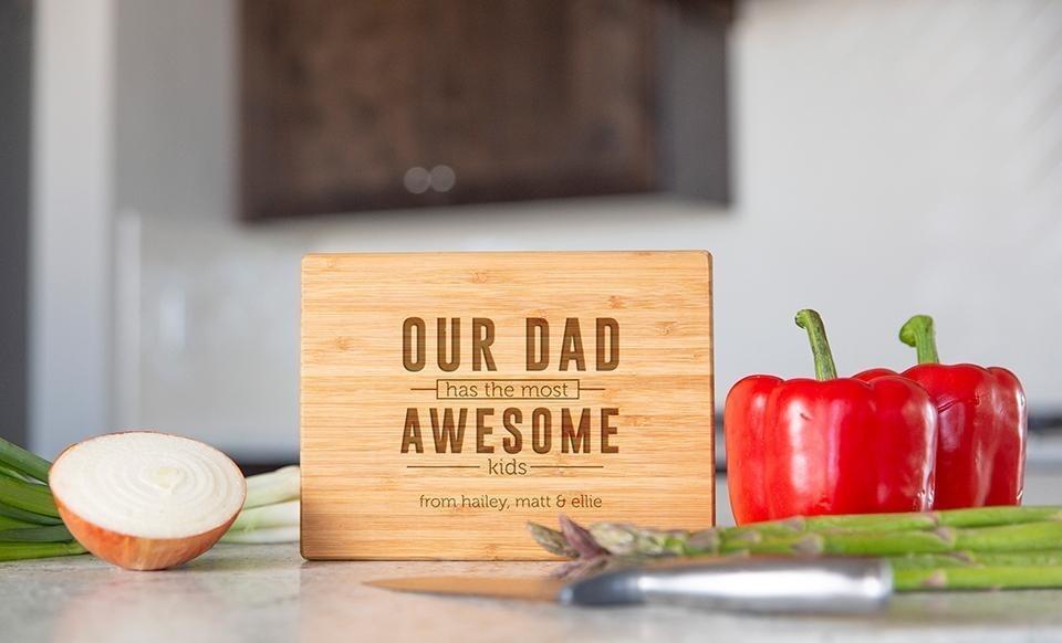 Personalized Bamboo Cutting Boards for Dad